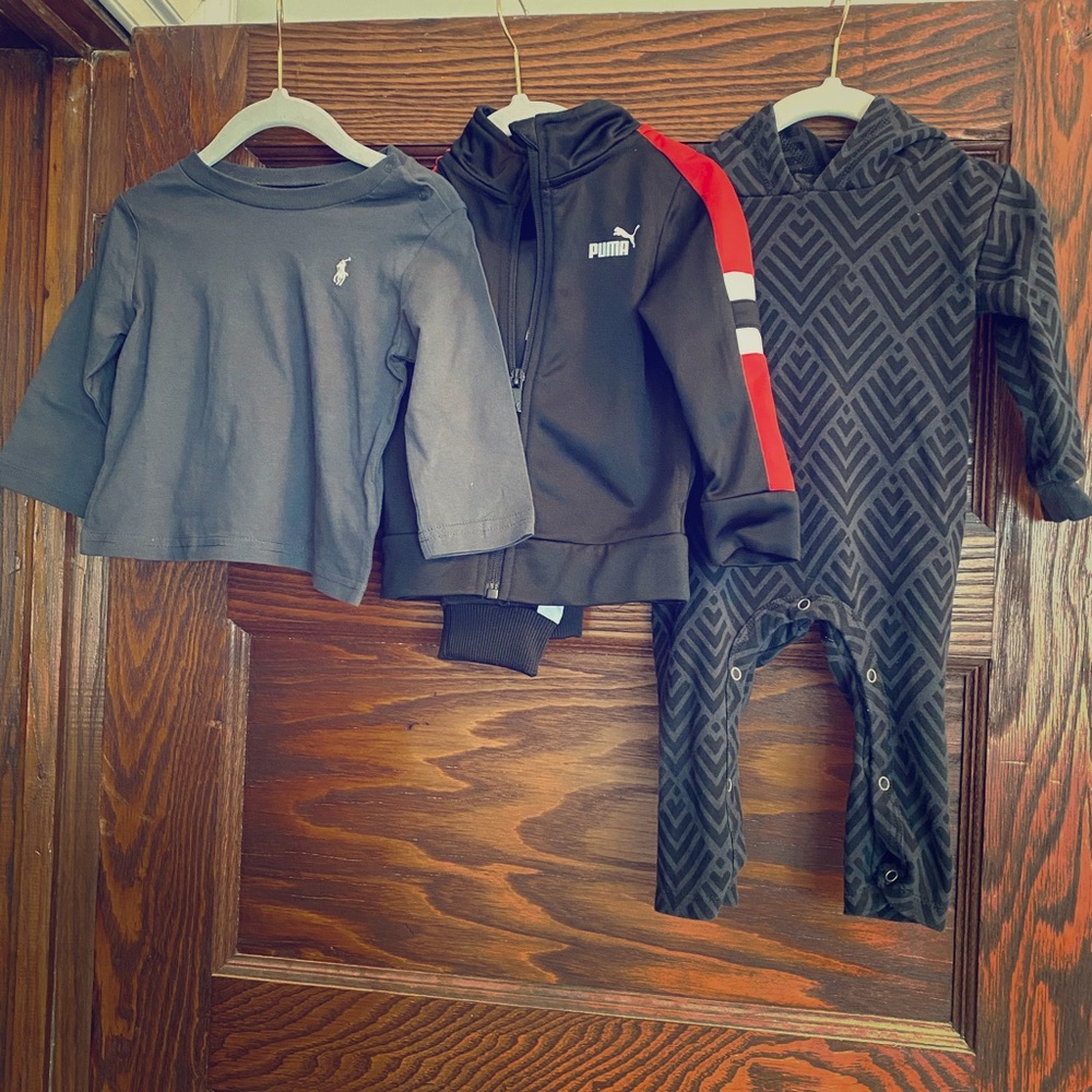 Boys lot of long sleeves 12M